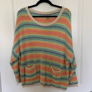 Aerie rainbow sweater